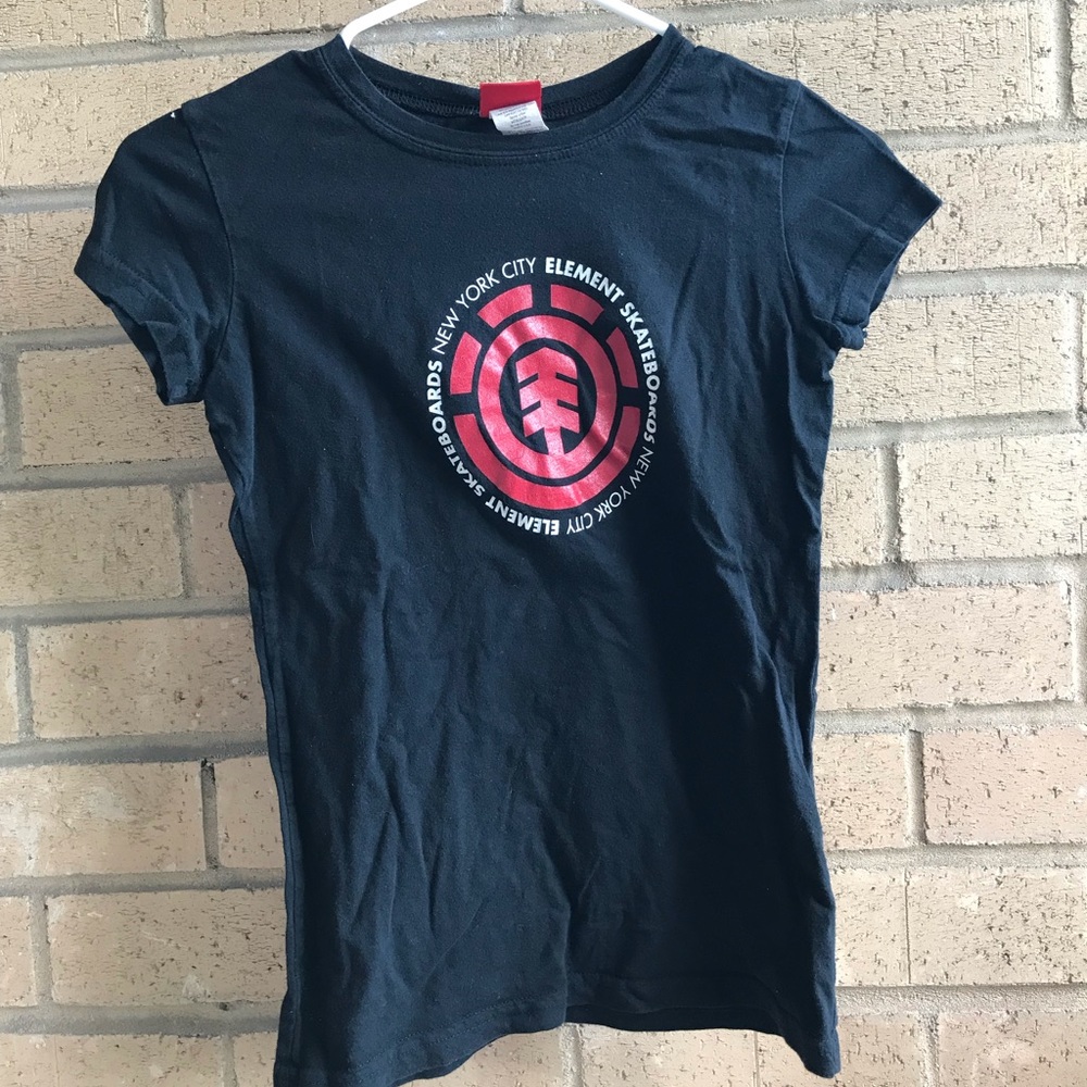 Element skateboard baby tee 2000s